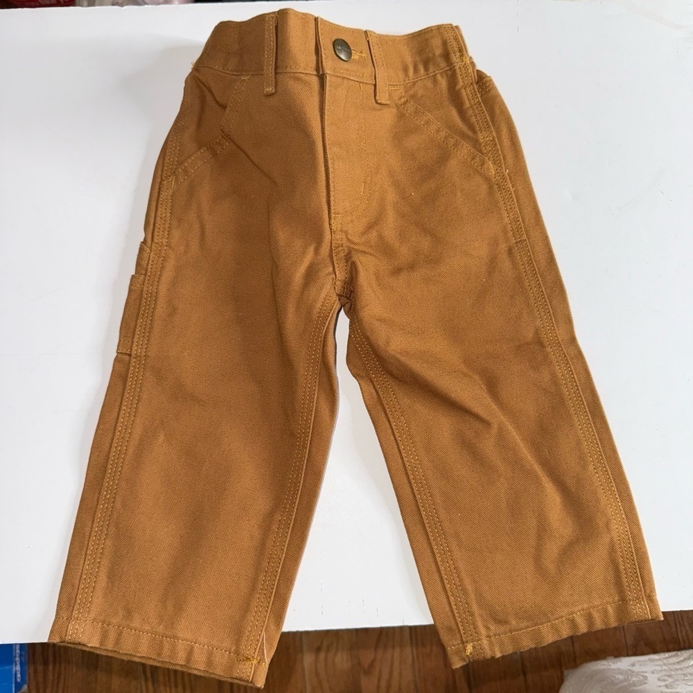 Carhartt Kids Loose Fit Pants in Tan